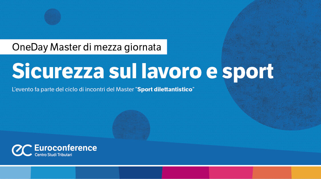 Immagine Sicurezza sul lavoro e sport | Euroconference